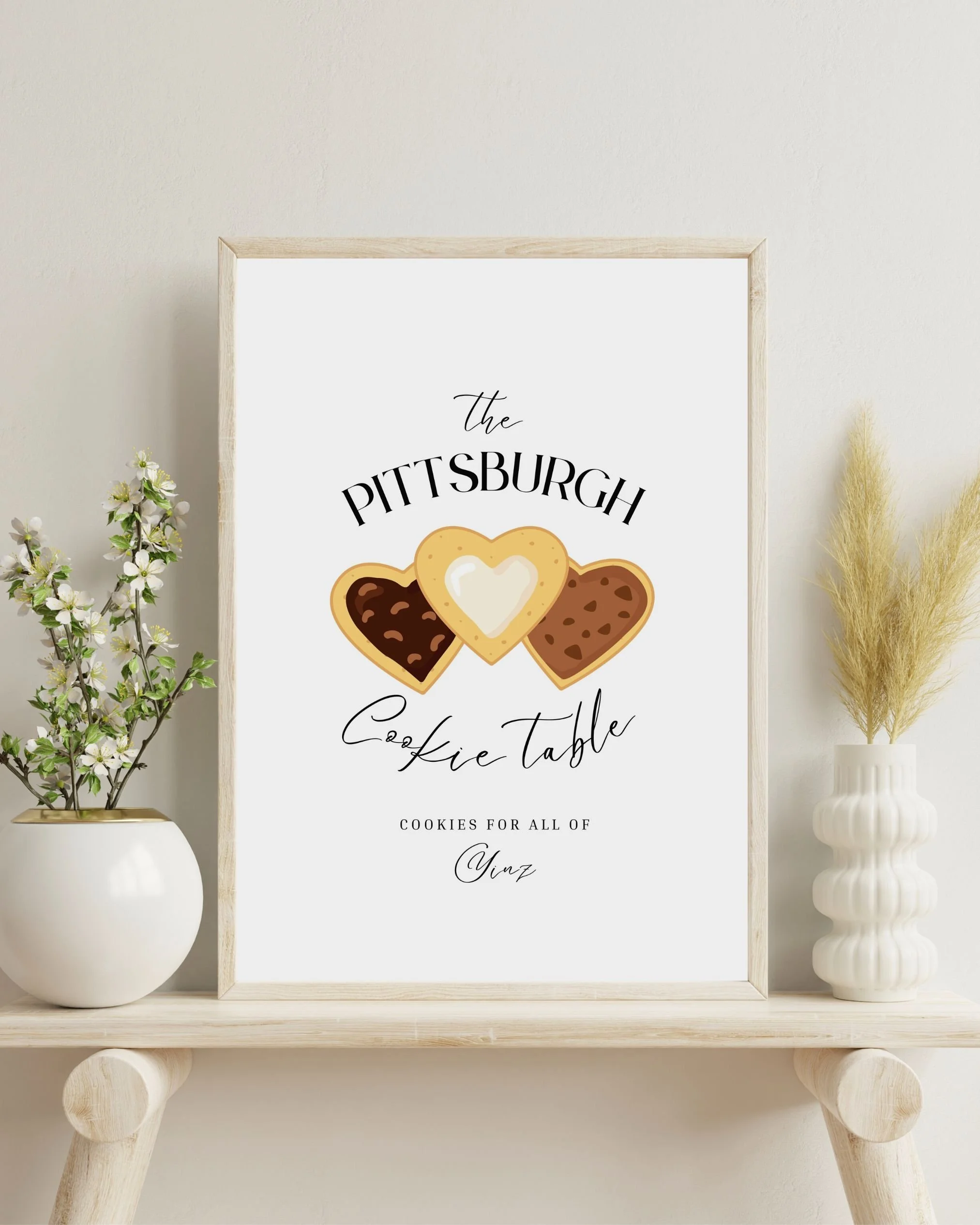 Pittsburgh Heart Cookie Table Printable Sign — Jenna Hidinger